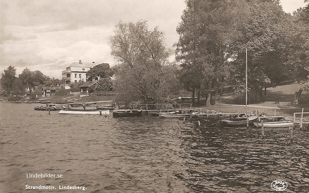 Lindesberg Strandmotiv 1940