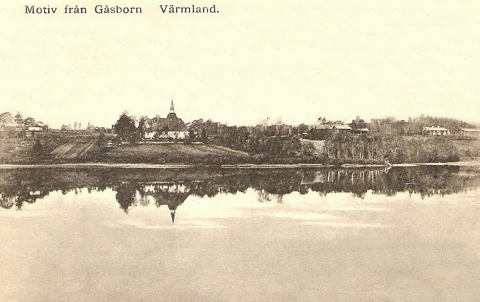 Filipstad, Motiv från Gåsborn, Värmland 1916