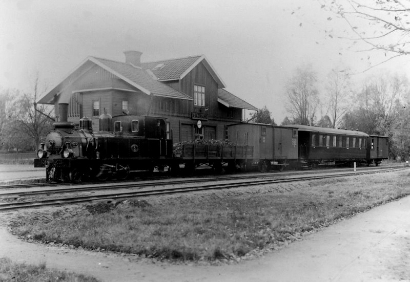 Askersund Järnvägsstationen 1924