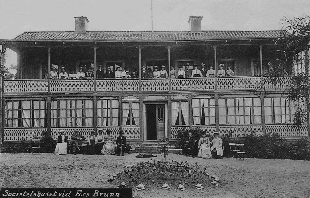 Blixterboda, Societshuset vid  Fors Brunn 1912