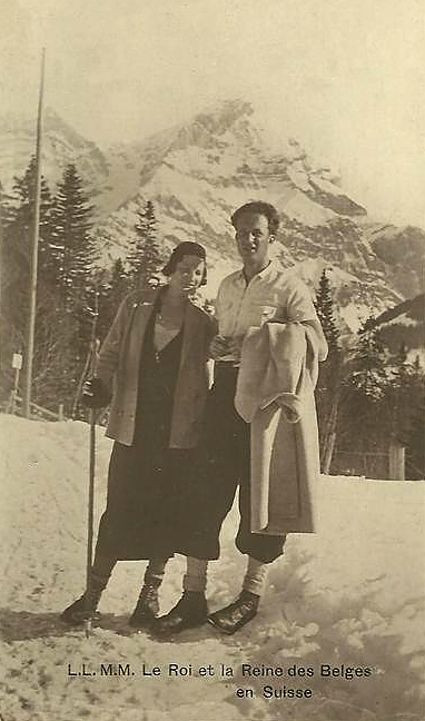 Astrid och Leopold i St Moritz