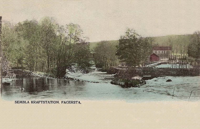 Fagersta, Sembla Kraftstation1903