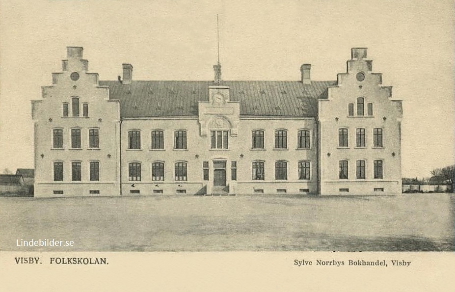 Gotland, Visby, Folkskolan 1906