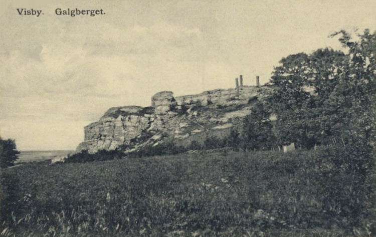 Visby,  Galgberget 1916
