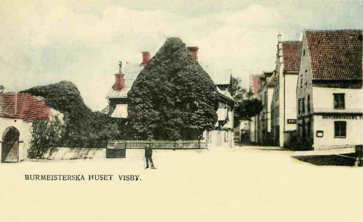 Gotland, Visby Burmeisterska Huset 1904