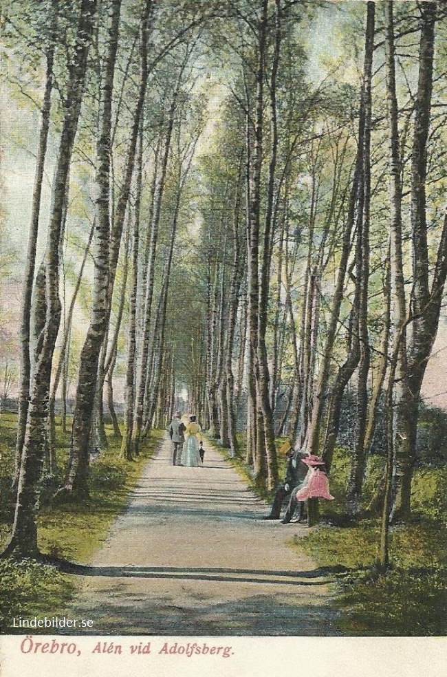 Örebro, Alén vid Adolfsberg 1905