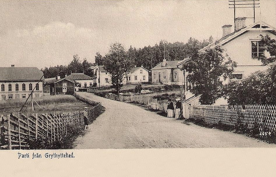 Hällefors, Grythyttan, Parti från Grythyttehed 1904