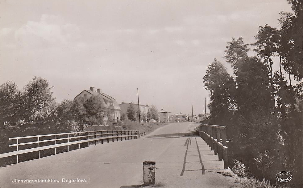 Degerfors, Järnvägsviadukten 1960