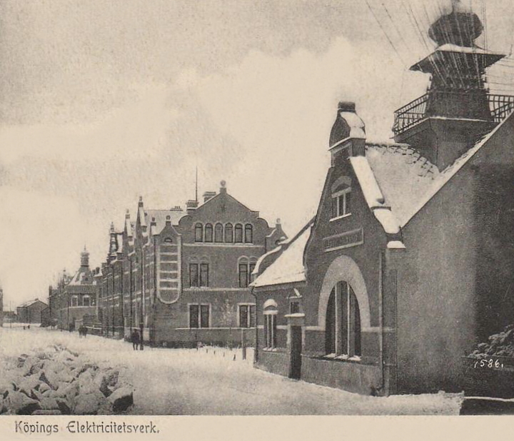 Köping, Elektricitetsverk 1906