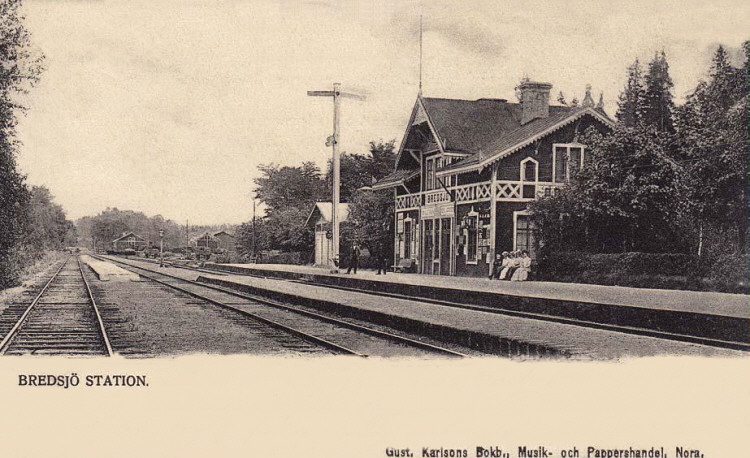 Hällefors, Bredsjö Station 1903