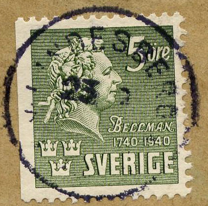 Lindesbergs Frimärke  23/2 1923