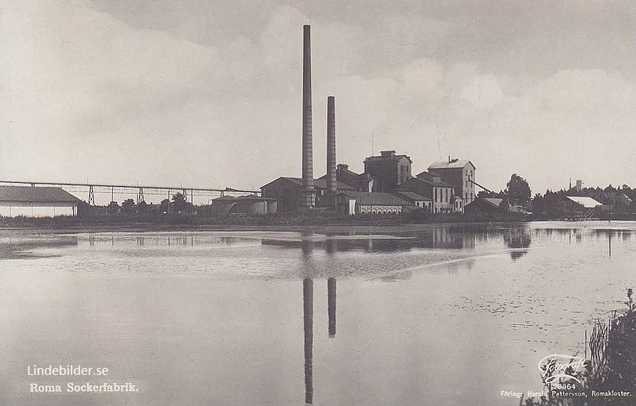 Gotland, Roma Sockerfabrik 1926