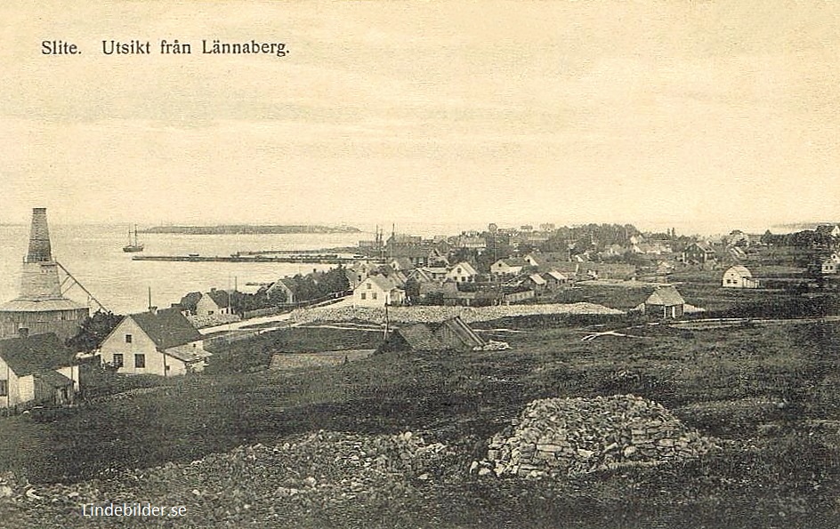Gotland, Slite, Utsikt från Lännaberg