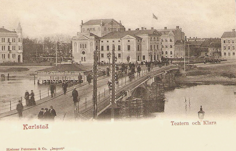 Karlstad, Teatern och Klara 1903