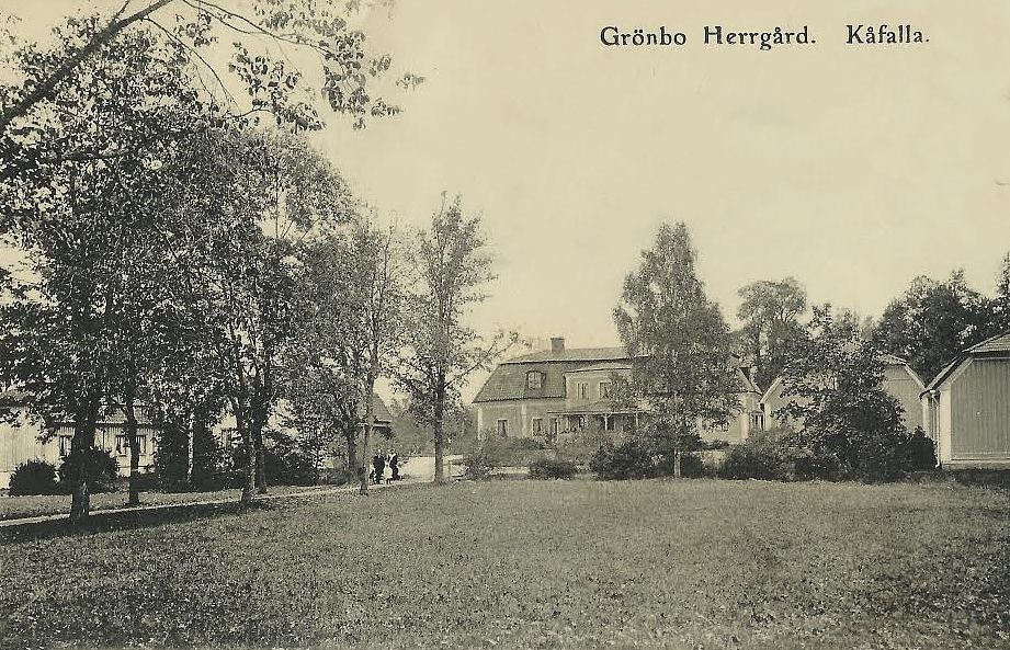 Kåfalla, Grönbo Herrgård 1907