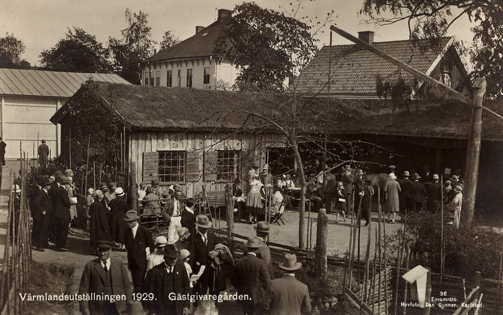 Karlstad, Värmlandsutställningen, Gästgivaregården 1929