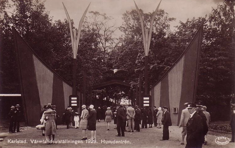 Karlstad, Värmlandsutställning, Huvudentren 1929