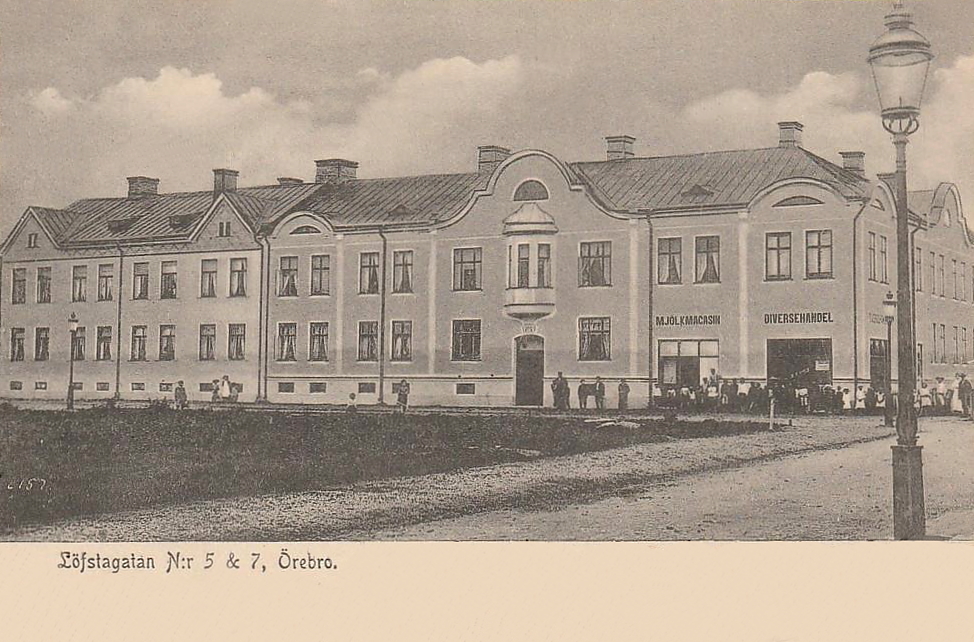 Löfstagatan Nr 5 & 7, Örebro 1906