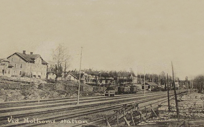Karlstad, Via Molkoms Station 1926