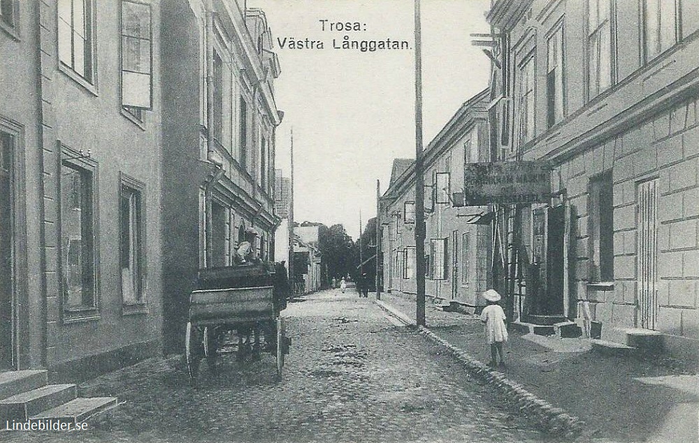 Trosa, Västra Långgatan 1933