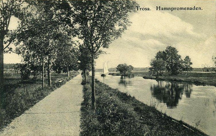 Trosa Hamnpromenaden 1906