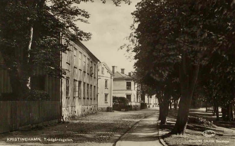 Kristinehamn, Trädgårdsgatan  1950