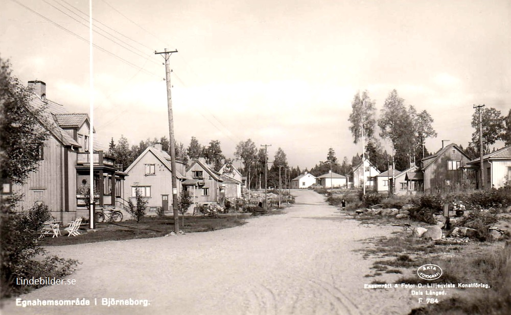 Kristinehamn,  Egnahemsområde i Björneborg 1947