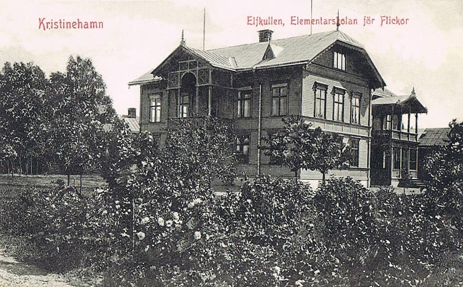 Kristinehamn, Elfkullen, Elementarskolan för flickor 1906