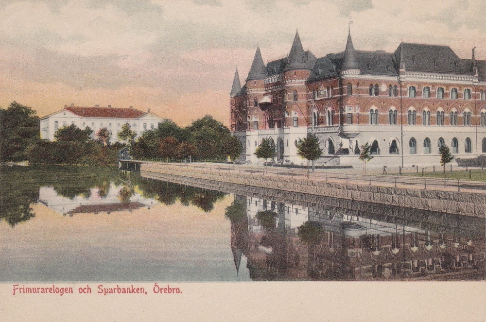 Frimurarelogen och Sparbanken, Örebro 1905