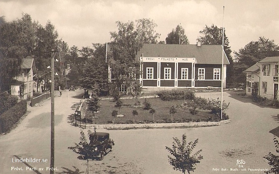 Frövi,  Parti av Frövi, Folkets Hus 1940