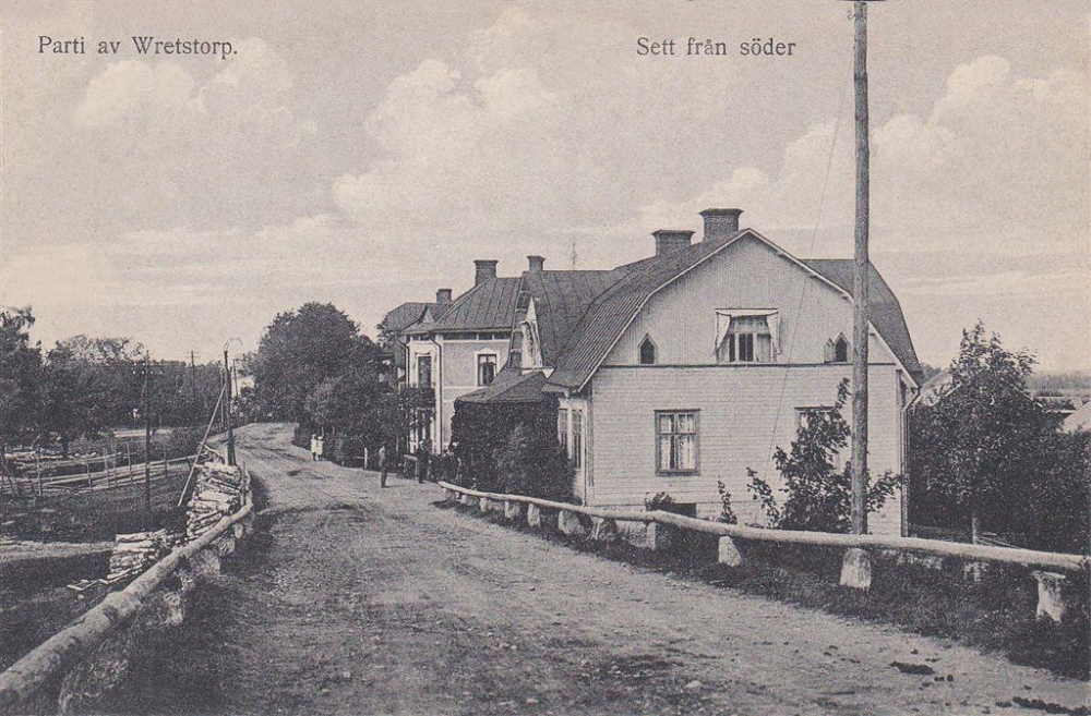 Hallsberg, Parti av Wretstorp, Sett från Söder 1925