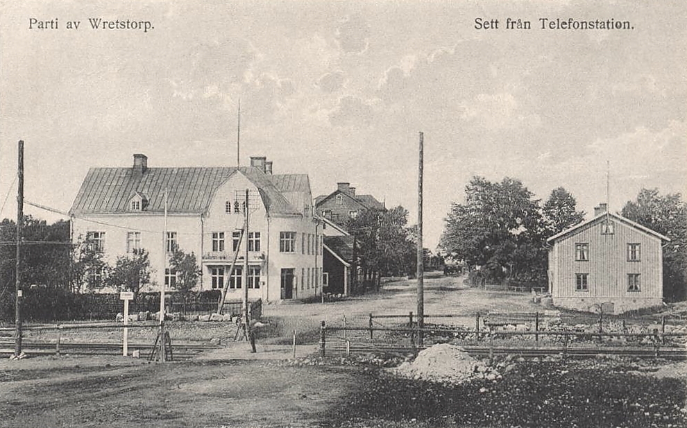 Hallsberg, Parti av Wretstorp, Sett från Telefonstation