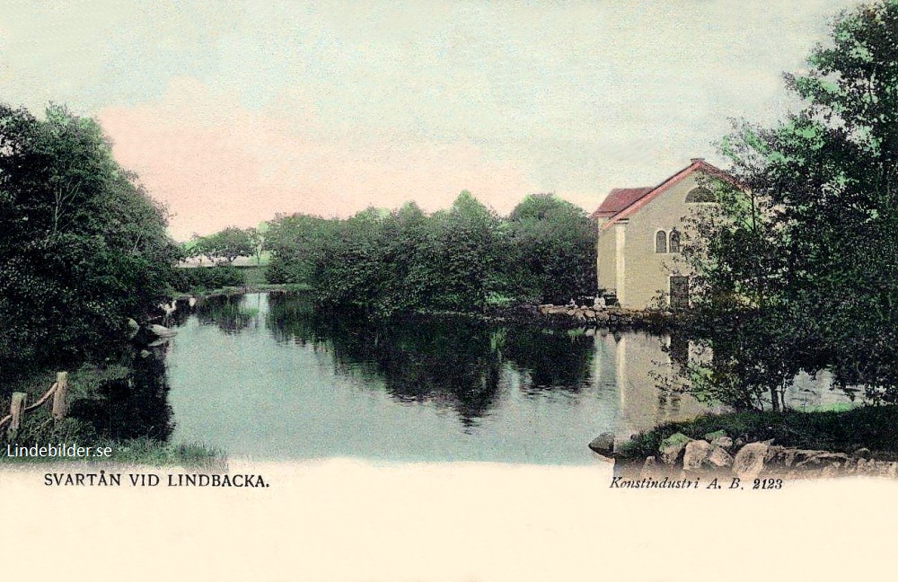 Svartån vid Lindbacka 1905