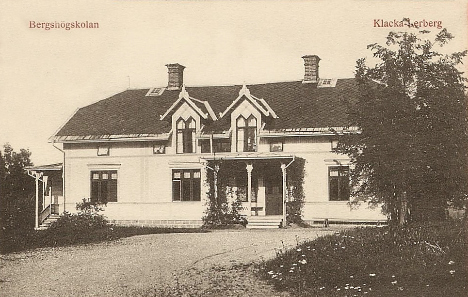 Nora, Klacka Lerberg, Bergshögskolan 1917