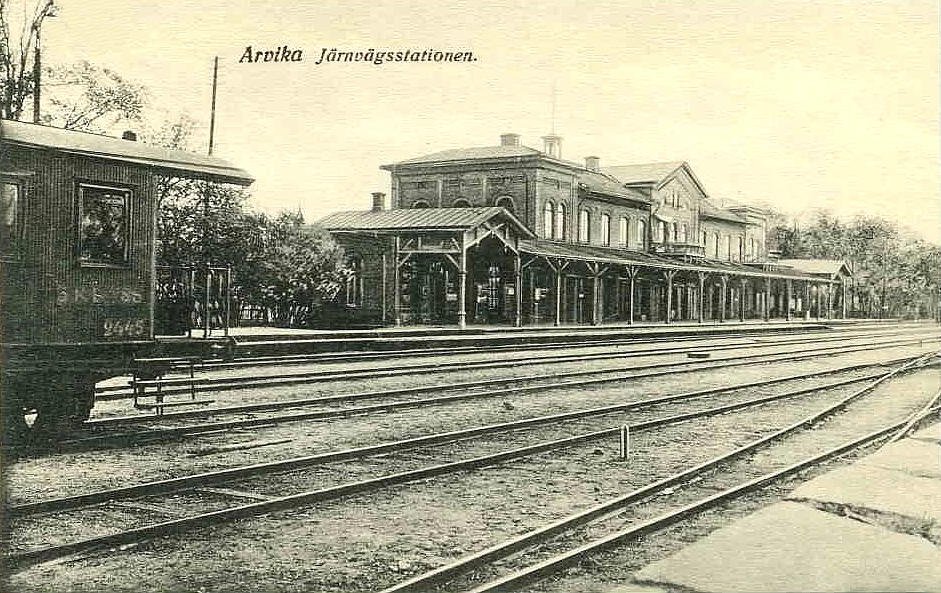 Arvika Järnvägsstationen 1923