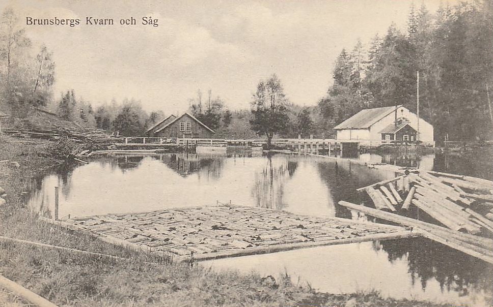 Arvika, Brunsbergs Kvarn och Såg 1921