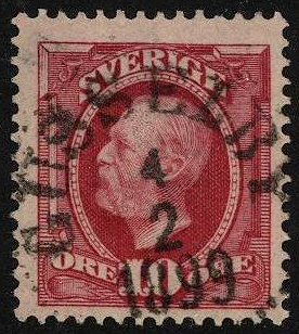 Gusselby Frimärke 4/2  1899