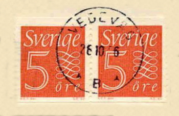 Vedevåg Frimärke 26/10 1967