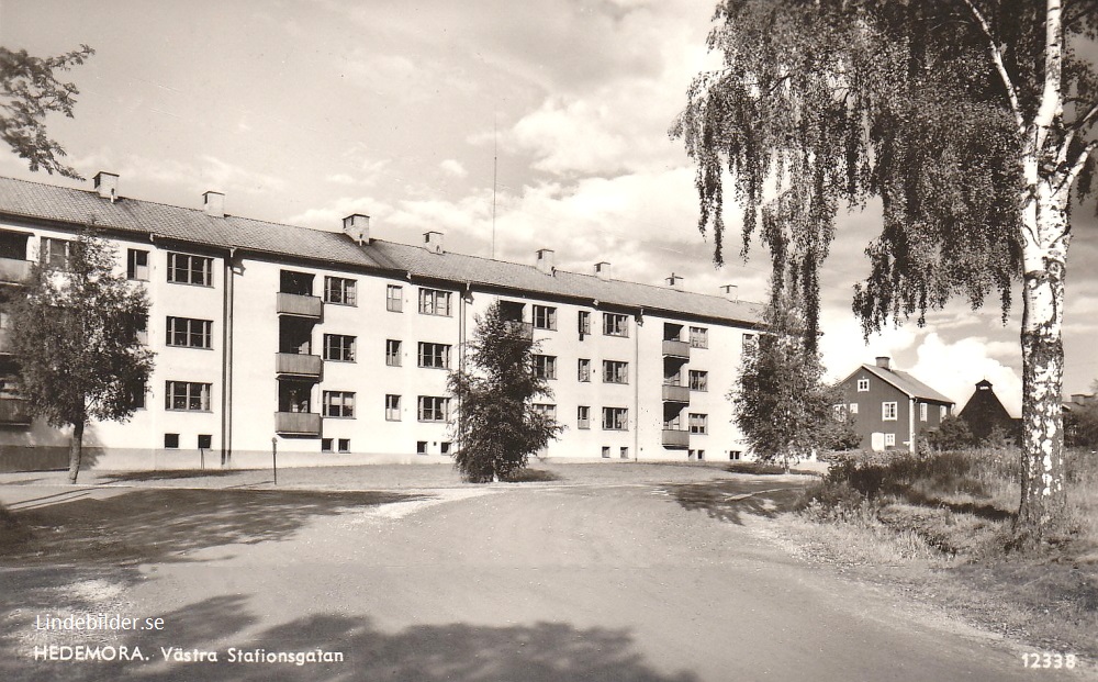 Hedemora, Västra Stationsgatan 1951