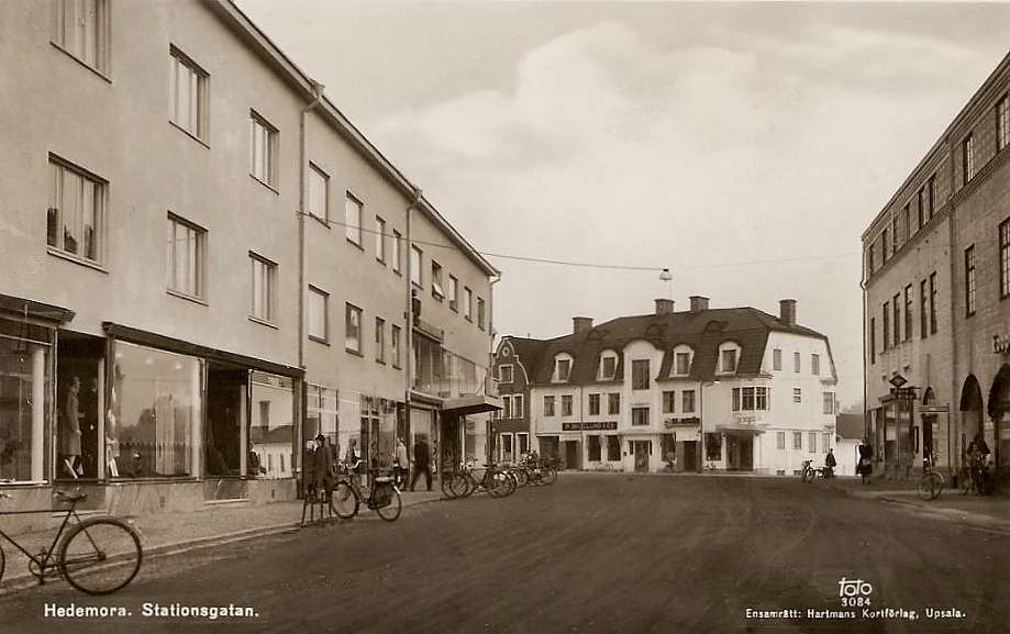 Hedemora Stationsgatan 1945
