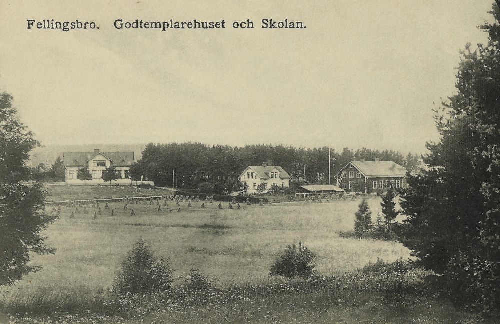 Fellingsbro Godtemplarehuset Skolan 1904
