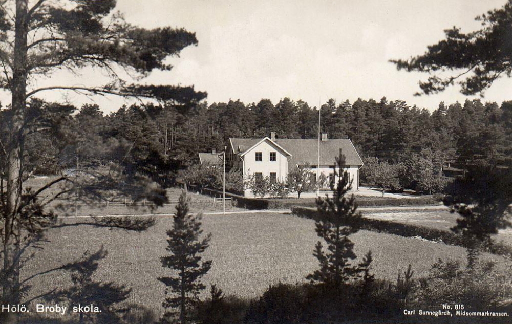 Södertälje, Hölö, Broby Skola 1924