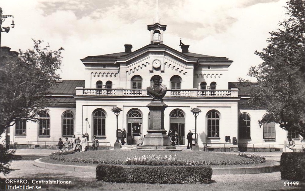 Örebro Centralstationen 1950