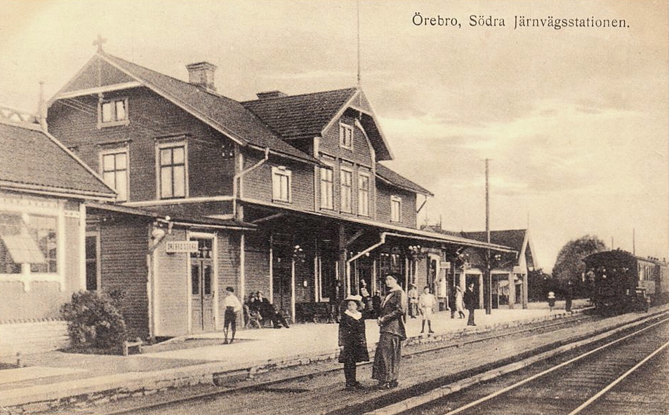 Örebro Södra Järnvägsstationen 1917