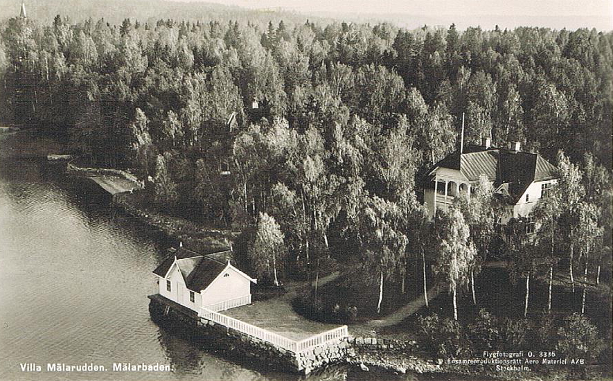 Eskilstuna, Torshälla, Villa Mälarudden, Mälarbaden
