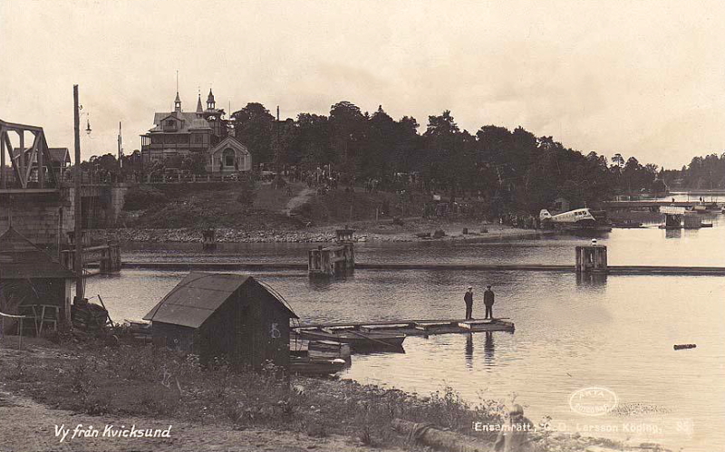 Eskilstuna, Vy från Kvicksund 1930