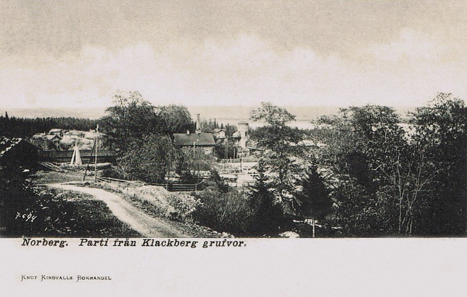 Norberg, Parti från Klackberg Gruvor 1903