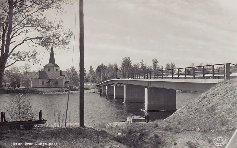 Storfors, Bron över Lungsundet 1942