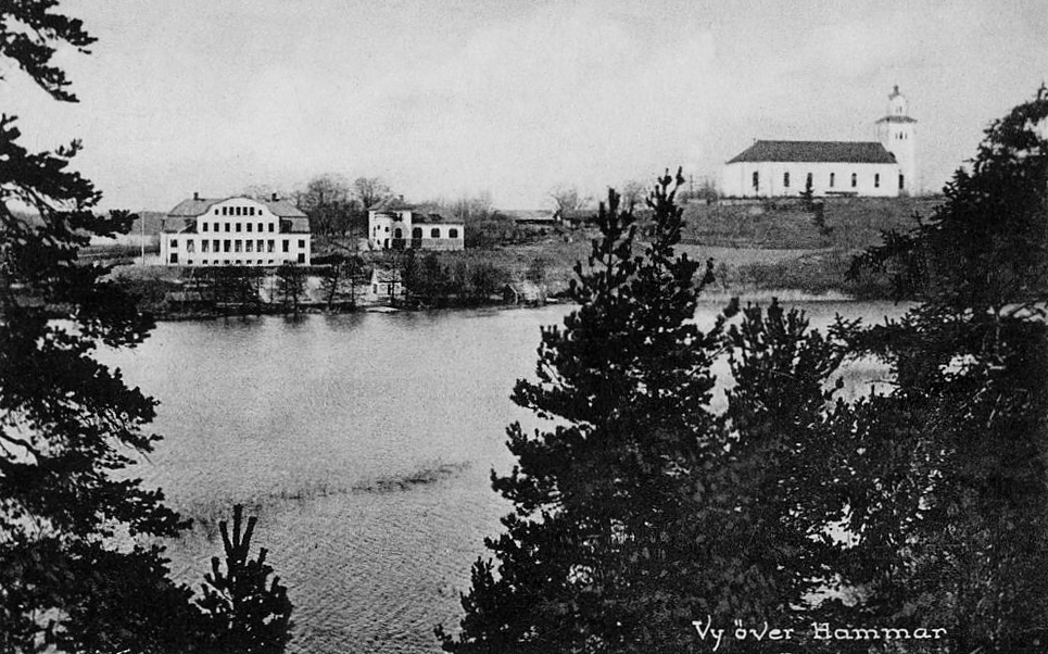 Askersund, Vy över Hammar 1922