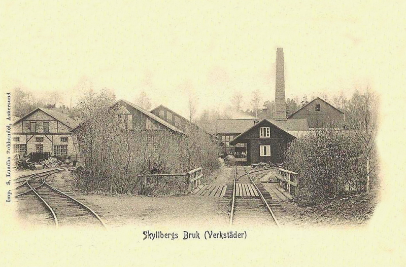 Askersund, Skyllbergs Bruk, Verkstäder 1902